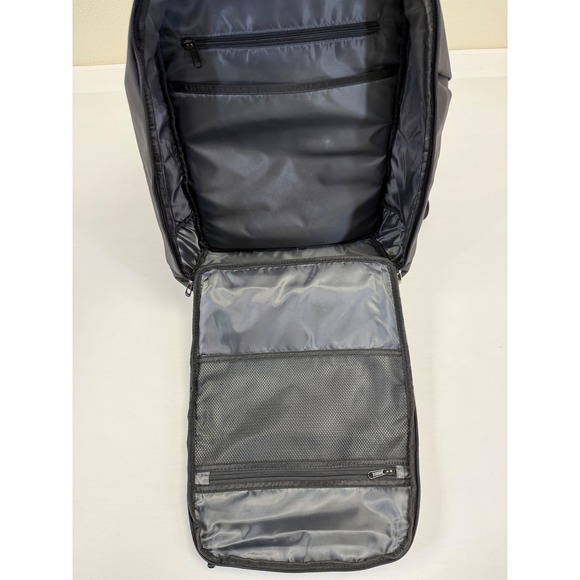 BANGE Future Aesthetics Black Backpack Water Resistant Travel School Laptop Bag - Picture 12 of 13